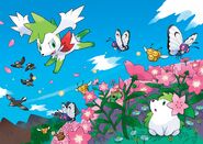 Shaymin and his other form