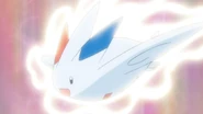 Sky Attack being used by Dawn's Togekiss.