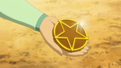 A woman gave Ash a star medal