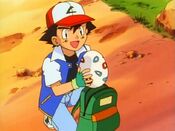 Ash found an egg