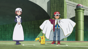 Ash wins the battle and gets promoted to the rank of Baron.