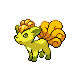 Vulpix's Pokémon HeartGold Version and Pokémon SoulSilver Version Shiny sprite
