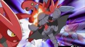 Gliscor used Fire Fang on the right Scizor