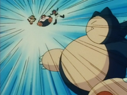 Ash Snorlax Mega Kick