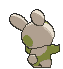 Spinda's Shiny back sprite