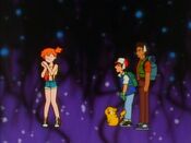 Brock and Ash do not like Misty's definition of beautiful