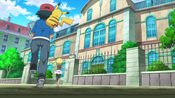 The heroes arrive at Professor Sycamore's lab