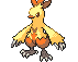 Combusken's Pokémon Black Version and Pokémon White Version Shiny sprite