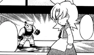 Agatha facing off against Oak in the Pokémon Championships.