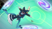 Frogadier and Talonflame using both Meowstic to take the Future Sight attacks