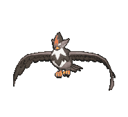 Staraptor's X and Y/Omega Ruby and Alpha Sapphire sprite