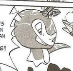 Misty used her Lanturn to fight against Suicune.