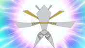 Ceasing defeat, Kartana flees through the portal