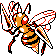 0015Beedrill C.gif (36 KB) Beedrill's Pokémon Crystal Version sprite