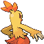 Combusken's back sprite