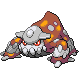 Heatran's Pokémon Platinum Version sprite