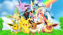Eevee & Friends main cast artwork