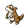 Sandshrew's Pokémon Gold Version sprite