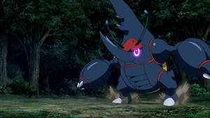 Mega Heracross in the anime.
