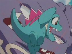 totodile laughs at totodile's scary face attack 