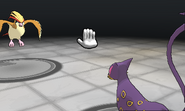 Taunt depicted in Pokémon X and Pokémon Y