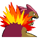 Typhlosion's back shiny sprite