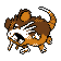 Raticate's Pokémon Silver Version sprite