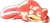 0079Slowpoke Red and Blue