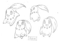 Concept artwork of Chikorita.