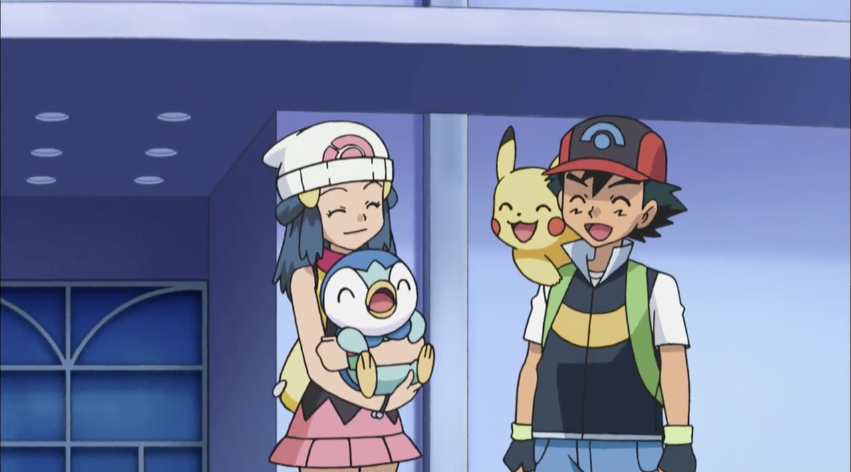 ash and dawn with kids
