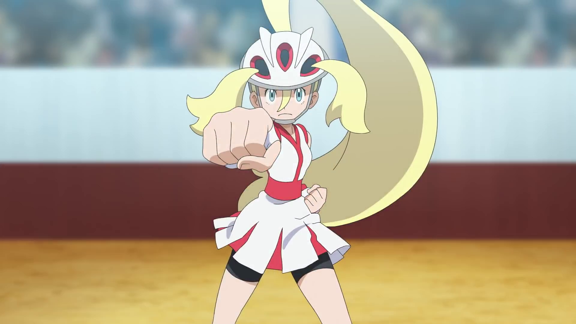 Korrina, Kalos' Fighting-type gym leader; Most of X-Y plot went into  mega-evolution, and she is the one who allow us train…