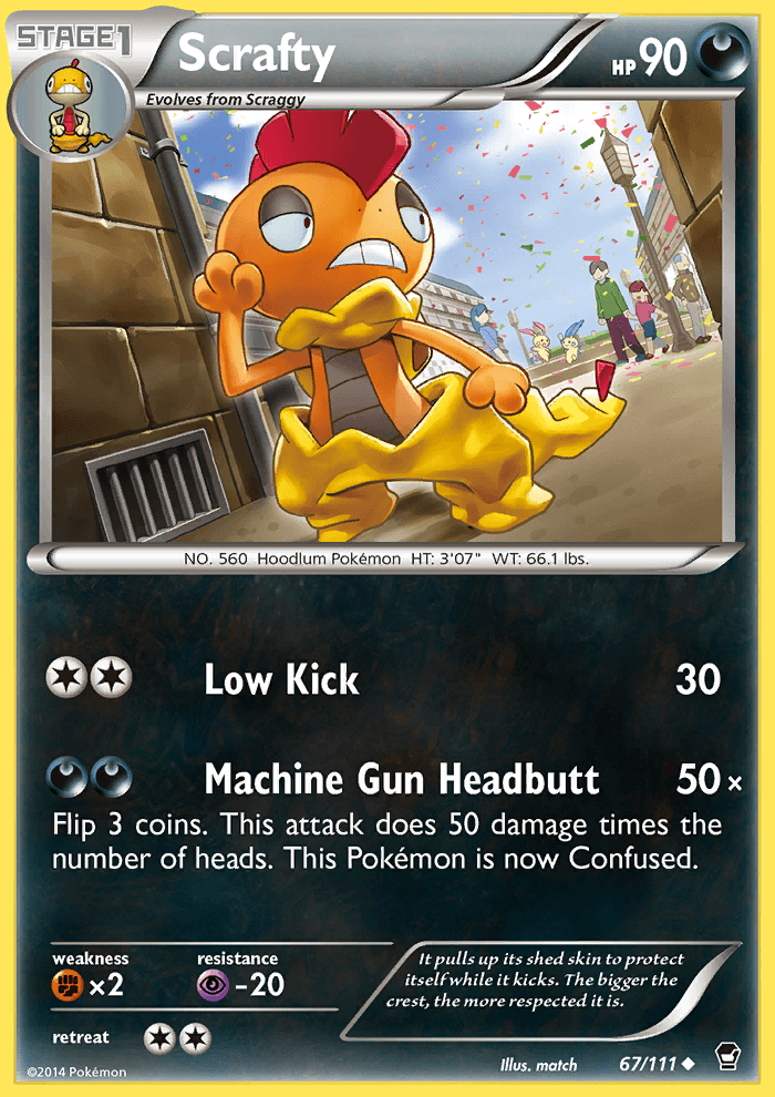 Scrafty, Victory Road Wiki