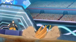 Dig being used by Tierno's Raichu.