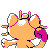 Meowth's Shiny back sprite