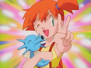 Misty and Horsea