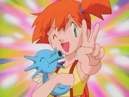 Misty and Horsea