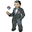 Giovanni's Battle Sprite in FireRed & LeafGreen