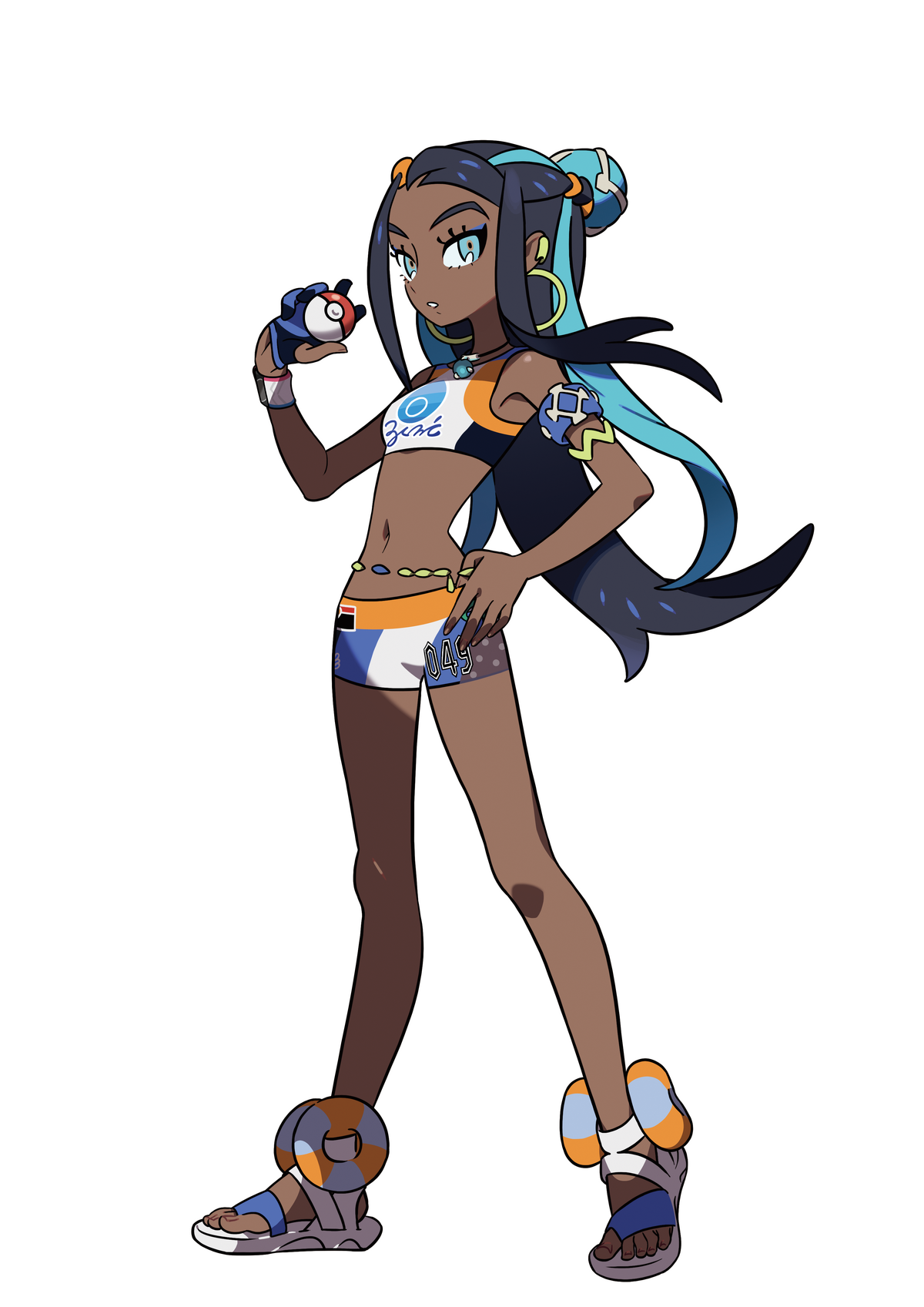 Modders Turn Pokemon Sword And Shield Gym Leader Nessa's Skin White –  NintendoSoup