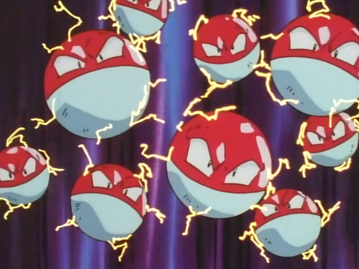 Voltorb  Pokemon characters, Pokemon, Anime