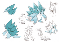 Alolan Sandslash concept art