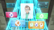 The data of Professor Elm and his research on Pokémon Eggs