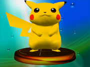 Pikachu trophy SSBM