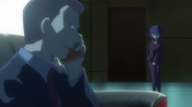 Giovanni calls Nanu, his old accomplice