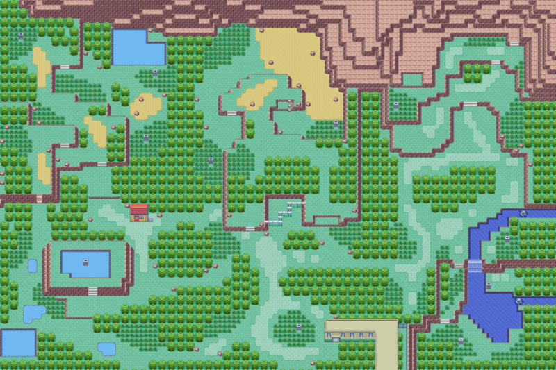 Dex :: Safari Zone Entrance in Emerald 