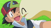 Ash and Bayleef