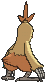 Combusken's back sprite