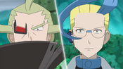 Ghetsis and Colress are speechless about what happened