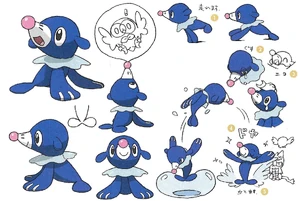 First concept artwork of Popplio.