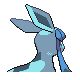 Glaceon's Generation IV back sprite