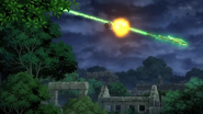 Dragon Ascent being used by a wild Mega Rayquaza.